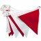 Red and White Bunting
