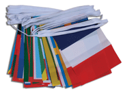 Multi Nation Bunting - 50 Countries